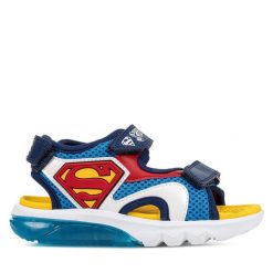 Sandały Geox. Niebieskie sandały chłopięce Geox, bez zapięcia. Za 319.99 zł.