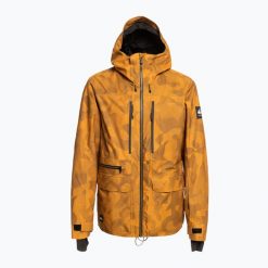 Kurtka snowboardowa męska Quiksilver S Carlson Stretch Quest. Czarne kurtki męskie Quiksilver, na zimę, m, bez wzorów, sportowe, bez kaptura. Za 779.99 zł.