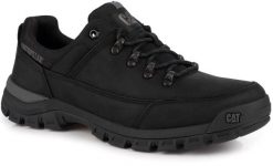 Męskie półbuty czarne skórzane CATERPILLAR CAT THRESHOLD HIKER LOW. Czarne półbuty na co dzień męskie Caterpillar, z materiału, eleganckie, bez zapięcia. Za 365.00 zł.