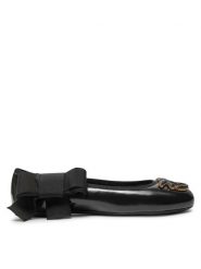 Pinko Baleriny Gioia 02 SD0111 P043 Czarny. Czarne baleriny damskie Pinko, bez wzorów, ze skóry, bez obcasa. Za 589.99 zł.