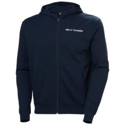 Bluza z kapturem i zamkiem błyskawicznym Helly Hansen Core. Czarne bluzy męskie Helly Hansen, na lato, m, bez wzorów, z bawełny, z kapturem. Za 372.50 zł.