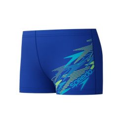 Spodenki pływackie chłopięce Speedo Medley Logo Aquashort. Niebieskie szorty dla chłopców Speedo, bez wzorów, sportowe. Za 101.99 zł.