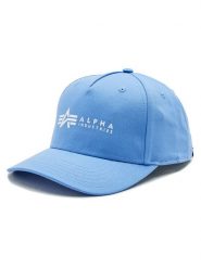 Alpha Industries Czapka z daszkiem 126912 Niebieski. Niebieskie rękawiczki męskie Alpha Industries, bez wzorów, z bawełny. Za 139.99 zł.