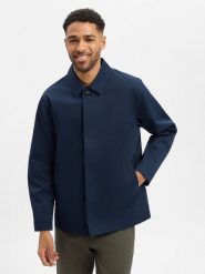Barbour kurtka funkcjonalna - Rokig-short Mężczyźni Bawełna niebieski, XXL. Niebieskie kurtki męskie Barbour, m, bez wzorów, z bawełny, klasyczne, bez kaptura. Za 599.95 zł.