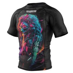 Koszulka Męska Rashguard MMA na Siłownię EXTREME HOBBY CYBER ANIMALS. Czarne koszulki sportowe męskie EXTREME HOBBY, m, bez wzorów, z bawełny, bez kołnierzyka, bez ramiączek, do biegania. Za 199.00 zł.