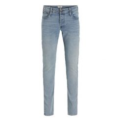 Jeansy Jack & Jones Glenn 774 niebieski denim. Niebieskie jeansy męskie Jack&Jones, sportowe. Za 211.46 zł.