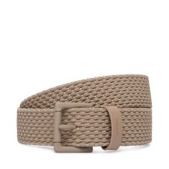 Pasek Męski HUGO. Brązowe paski damskie Hugo, bez wzorów. Za 339.99 zł.