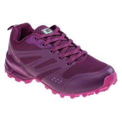 Buty do biegania IQ Tawer 92800401394 fioletowe fioletowe. Fioletowe obuwie sportowe damskie bez wzorów, z gumy, do biegania. Za 299.15 zł.