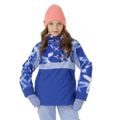 Kurtka dziewczęca ROXY narty snowboard ocieplana wodoodporna niebieska 8LAT/S. Niebieskie buty zimowe dziewczęce Roxy, bez wzorów, bez zapięcia. Za 479.00 zł.
