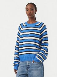 Roxy Sweter One In School ERJSW03715 Niebieski Regular Fit. Niebieskie swetry damskie Roxy, l, bez wzorów, bez kołnierzyka, bez ramiączek, bez kaptura. Za 339.99 zł.