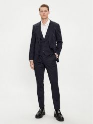 Hugo Garnitur Henry/Getlin242V2X 50513585 Granatowy Regular Fit. Niebieskie garnitury męskie Hugo, bez wzorów, z syntetyku. Za 2,399.00 zł.