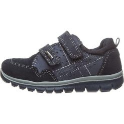 Skórzane sneakersy w kolorze granatowym. Niebieskie trampki i tenisówki chłopięce marki Summershoes for Boys, bez wzorów, ze skóry. W wyprzedaży za 142.95 zł.