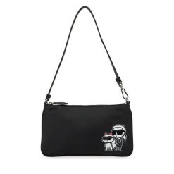 Torebka KARL LAGERFELD. Czarne torebki do ręki damskie KARL LAGERFELD, bez wzorów, klasyczne, bez dodatków. Za 399.99 zł.
