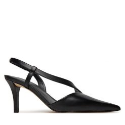 Szpilki MICHAEL Michael Kors. Czarne szpilki damskie MICHAEL Michael Kors, bez wzorów, bez obcasa, bez zapięcia. Za 439.99 zł.