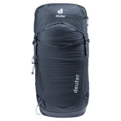 Plecak turystyczny damski Deuter Speed Lite Pro 28 SL. Czarne plecaki damskie Deuter, bez wzorów, z materiału. Za 633.59 zł.