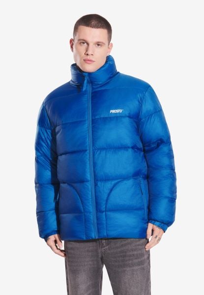 Kurtka turystyczna męska Prosto Puffer Void-9 zimowa. Niebieskie kurtki męskie Prosto., na zimę, m, z aplikacjami, z poliamidu, bez kaptura. Za 221.99 zł.