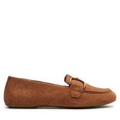 Loafersy Geox. Brązowe mokasyny damskie Geox. Za 839.99 zł.
