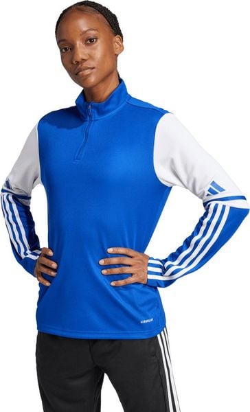 Adidas Bluza damska adidas Squadra 25 Training Top niebieska JD3019 L. Niebieskie bluzy damskie Adidas, l, bez wzorów, bez kaptura. Za 198.99 zł.