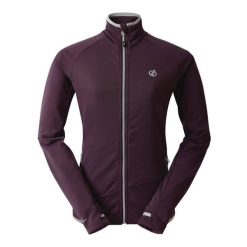 Bluza Damska Emerging Core Stretch Base Layer Top. Fioletowe bluzy sportowe damskie Dare 2b, bez wzorów, bez kaptura, trekkingowe. Za 173.99 zł.