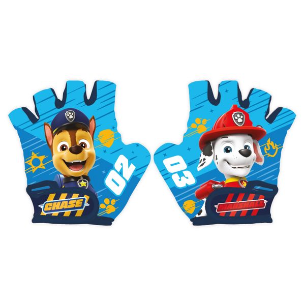 Rekawiczki rowerowe Paw Patrol. Rękawiczki dziecięce Seven, bez wzorów, z poliesteru. Za 39.99 zł.