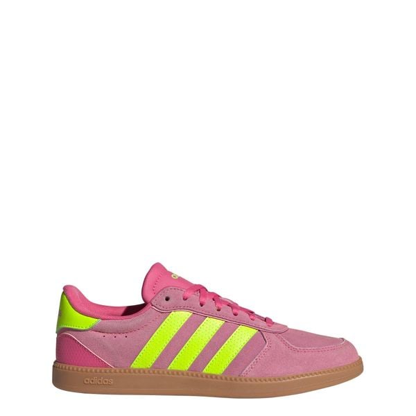 Buty Breaknet Sleek. Czerwone obuwie sportowe damskie Adidas, bez wzorów, trekkingowe. Za 259.00 zł.
