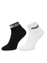 Calvin Klein Skarpety długie 701241735 Czarny. Czarne skarpety męskie Calvin Klein, bez wzorów, z bawełny. Za 59.99 zł.