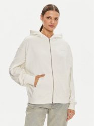 Calvin Klein Jeans Bluza Diffused J20J223533 Écru Regular Fit. Bluzy damskie Calvin Klein Jeans, xs, bez wzorów, z bawełny, bez kaptura. Za 449.99 zł.