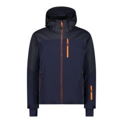 Kurtka narciarska z kapturem i zamkiem CMP. Czarne kurtki sportowe męskie CMP, na zimę, xl, bez wzorów, narciarskie. W wyprzedaży za 1,122.50 zł.