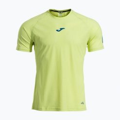Koszulka do biegania męska Joma R-Trail Nature. Zielone koszulki sportowe męskie Joma, na lato, m, bez wzorów, z elastanu, bez kołnierzyka, bez ramiączek, do biegania. Za 119.99 zł.