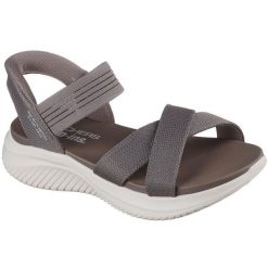 Sandały Skechers Ultra Flex 3.0 - Nev, Kobiety. Szare obuwie sportowe damskie Skechers, bez wzorów, trekkingowe, Skechers Sport. Za 390.00 zł.