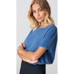 NA-KD Basic T-shirt oversize - Blue. T-shirty damskie marki NA-KD Basic. Za 52.95 zł.