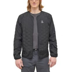 Męska Kurtka Turystyczna Izolowana Lekka Pakowna Mimic Companion. Czarne kurtki męskie Haglöfs, m, bez wzorów, trekkingowe. W wyprzedaży za 299.00 zł.