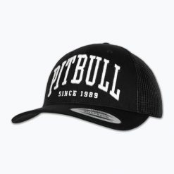 Czapka z daszkiem męska Pitbull Mesh "Pitbull Norton" Trucker Low Profile. Czarne czapki i kapelusze męskie PITBULL, bez wzorów, z elastanu. Za 129.99 zł.