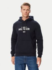 Tommy Hilfiger Bluza MW0MW44937 Granatowy Regular Fit. Niebieskie bluzy męskie Tommy Hilfiger, m, bez wzorów, z bawełny, bez kaptura. Za 409.99 zł.