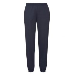 Męskie Spodnie Do Biegania Z Elastycznymi Mankietami. Niebieskie spodnie sportowe męskie Fruit of the Loom, na lato, m, bez wzorów, do biegania. Za 89.99 zł.