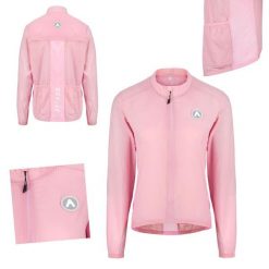 Kurtka rowerowa damska ATTABO Cahayo Jacket Windproof. Czerwone kurtki damskie ATTABO, xl, bez wzorów, bez kaptura. Za 109.99 zł.