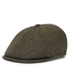 Kaszkiet Barbour. Zielone czapki i kapelusze męskie Barbour, bez wzorów. Za 279.99 zł.