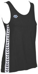 Arena KOSZULKA WOMAN TANK TOP TEAM ICONS BLACK-WHITE-BLACK ROZMIAR XS 001782501. Białe t-shirty damskie Arena, xs, bez wzorów, bez kołnierzyka. Za 67.62 zł.