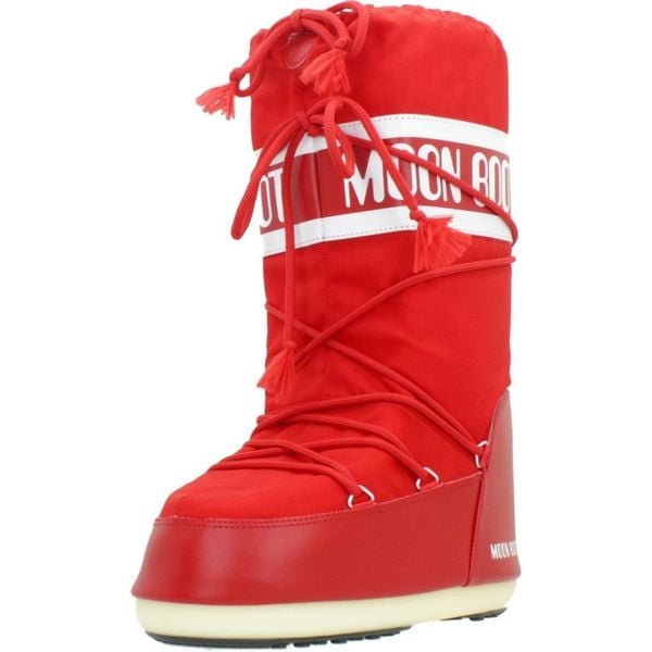 Buty MOON BOOT ICON NYLON Czerwony. Czerwone obuwie sportowe damskie Moon Boot, na zimę, trekkingowe. Za 810.99 zł.