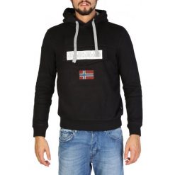 Napapijri bluza męska L czarna. Czarne bluzy męskie Napapijri, l, bez wzorów, bez kaptura. W wyprzedaży za 305.00 zł.