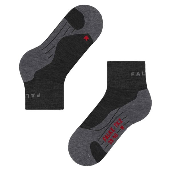 Krótkie skarpety damskie Falke TK2 Explore. Szare skarpety damskie Falke, bez wzorów, z elastanu. Za 139.00 zł.