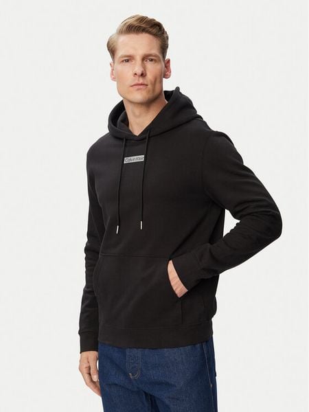 Calvin Klein Bluza LV04RG276G Czarny Regular Fit. Czarne bluzy męskie Calvin Klein, m, bez wzorów, z bawełny, bez kaptura. Za 360.99 zł.