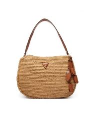 Guess Torebka Ofelia HWWG99 23010 Beżowy. Brązowe torebki do ręki damskie Guess, z aplikacjami, z syntetyku, bez dodatków. Za 639.99 zł.