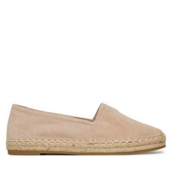 Espadryle JENNY. Brązowe espadryle damskie Jenny, bez wzorów, bez obcasa, bez zapięcia. Za 99.99 zł.