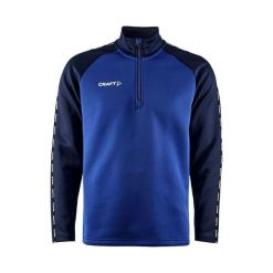 Bluza z zamkiem 1/2 Craft Squad 2.0. Niebieskie bluzy męskie Craft, xl, bez wzorów, bez kaptura, na fitness i siłownię. Za 218.00 zł.