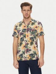 Blend Koszula 20718224 Beżowy Slim Fit. Brązowe koszule męskie Blend, m, bez wzorów, z wiskozy, bez kołnierzyka, bez ramiączek. Za 79.99 zł.