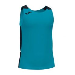 Tank top Joma Record II TIRANTES. Czarne t-shirty męskie Joma, z aplikacjami, z poliesteru, bez kołnierzyka. Za 142.50 zł.