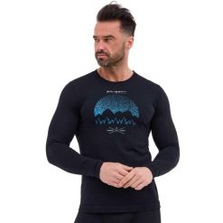Koszulka męska z długim rękawem wełniana Brubeck OUTDOOR WOOL PRO. Czarne bluzki z długim rękawem męskie Brubeck, m, bez wzorów, z poliamidu, bez kołnierzyka. Za 314.99 zł.