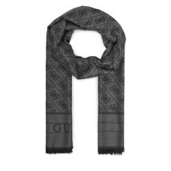 Szal Guess. Szare szaliki i chusty damskie Guess, z aplikacjami. Za 259.99 zł.