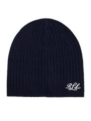 LAUREN RALPH LAUREN Czapka 454P04475002 Granatowy. Niebieskie czapki i kapelusze damskie Lauren Ralph Lauren, na zimę, bez wzorów, z kaszmiru. Za 549.99 zł.